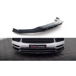 MAXTON DESIGN prednji lip za Porsche Cayenne Coupe Mk3, sjajna crna
