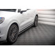 Body kit i vizualni dodaci MAXTON DESIGN difuzori bočnih pragova za Porsche Cayenne Coupe Mk3, sjajna crna | race-shop.hr