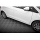 Body kit i vizualni dodaci MAXTON DESIGN difuzori bočnih pragova za Toyota Yaris Mk3 Facelift, sjajna crna | race-shop.hr