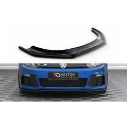 MAXTON DESIGN prednji lip za Volkswagen Golf R Mk6, sjajna crna, V2