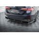 Body kit i vizualni dodaci MAXTON DESIGN središnji stražnji difuzor za BMW 5 M-Pack G60 (s vertikalnim prugama), sjajna crna, V1 | race-shop.hr