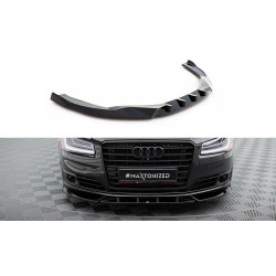 MAXTON DESIGN prednji lip za Audi A8 D4 Facelift, sjajna crna