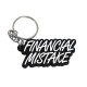 Privjesci PVC gumeni privjesak za ključeve "Financial Mistake" | race-shop.hr