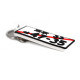 Privjesci PVC gumeni privjesak za ključeve "JDM License plate" | race-shop.hr