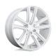 ALU felge DUB DUB S257 FLEX felga 24x10 5X139.7 78.1 ET25, Gloss silver | race-shop.hr