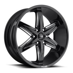 Foose F162 SLIDER felga 22x9.5 6X135 87.1 ET30, Gloss black