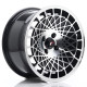 Alu Felge Felga Japan Racing JR14 15x8 ET20 4x100 Gloss Black Machined Face | race-shop.hr