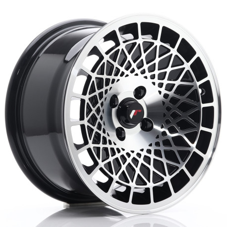 Alu Felge Felga Japan Racing JR14 15x8 ET20 4x100 Gloss Black Machined Face | race-shop.hr