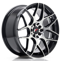 Felga Japan Racing JR18 17x8 ET35 5x100/114 Black Machined Face