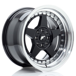 Felga Japan Racing JR6 16x9 ET20 4x100/108 Gloss Black w/Machined Lip