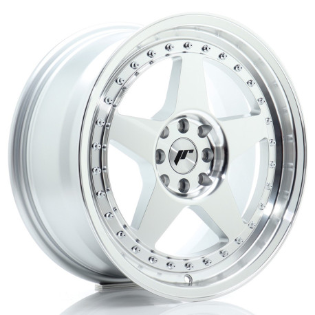 Alu Felge Felga Japan Racing JR6 17x8 ET35 4x100/114 Silver Machined Face | race-shop.hr