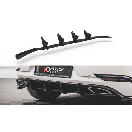 Body kit i vizualni dodaci MAXTON DESIGN Street Pro stražnji difuzor za Volkswagen Golf R-Line Mk 7 Facelift, crna | race-shop.hr