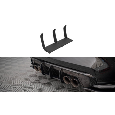 Body kit i vizualni dodaci MAXTON DESIGN Street Pro stražnji difuzor za BMW M4 G82, crna | race-shop.hr