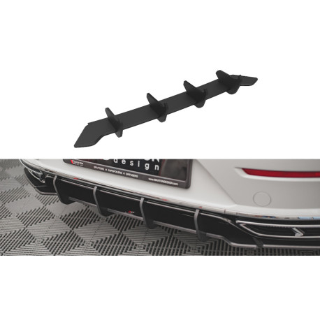 Body kit i vizualni dodaci MAXTON DESIGN Street Pro stražnji difuzor za Volkswagen Arteon R-Line Facelift, crna | race-shop.hr
