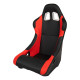 Sportska sjedala bez FIA homogolacije Sportsko sjedalo BASIC PVC crno-crveno | race-shop.hr