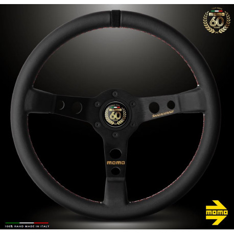 Volani Volan s 3 kraka MOMO MOD. 07 ANNIVERSARIO, crna, 350mm | race-shop.hr