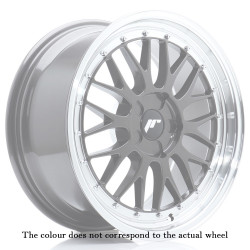 Felga Japan Racing JR23 17x7,5 ET20-40 5H BLANK Hyper Silver w/Machined Lip