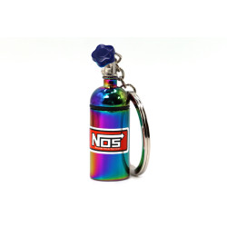 "NOS bottle" privjesak za ključeve - Neo Chrome