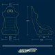 Sportska sjedala bez FIA homogolacije RACES Trackmaster sportsko sjedalo, crno | race-shop.hr