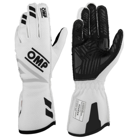 Rukavice FIA trkaće rukavice OMP ONE EVO FX (vanjsko šivanje), bijela | race-shop.hr