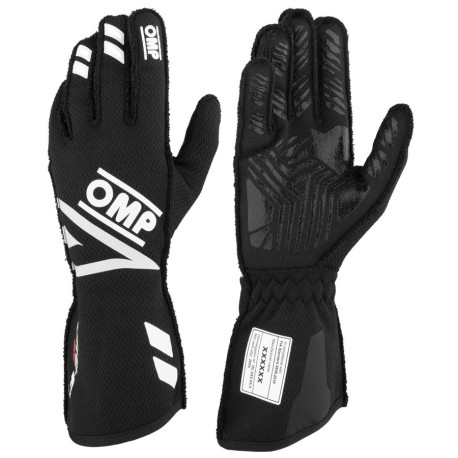 Rukavice FIA trkaće rukavice OMP ONE EVO FX (vanjsko šivanje), crna | race-shop.hr