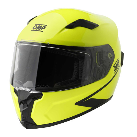 Zatvorene kacige ECE zatvorena trkaća kaciga OMP Circuit EVO2, fluo žuta | race-shop.hr