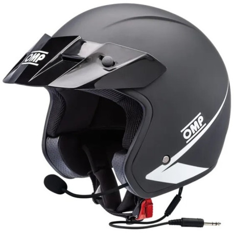 Otvorene kacige Kaciga OMP STAR-J INTERCOM my2024, crna | race-shop.hr