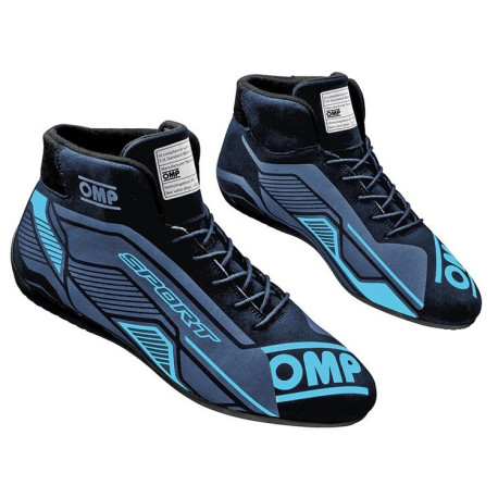 Na popustu FIA trkaće cipele OMP SPORT, crna/cijan | race-shop.hr