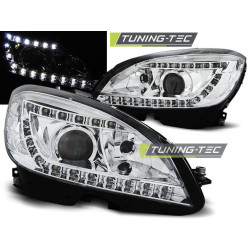 TUNING-TEC farovi (DRL) za XENON MERCEDES W204 07-10 (D1S), krom