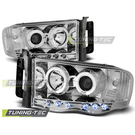 Rasvjeta DODGE RAM 02-06 ANGEL EYES CHROME | race-shop.hr