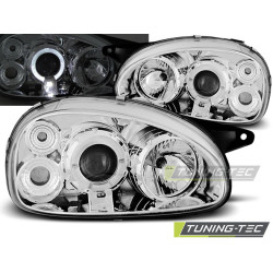 OPEL CORSA B 02.93-10.00 ANGEL EYES CHROME