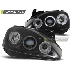 FAROVI OPEL CORSA C 11.00-09.06 ANGEL EYES CRNE