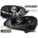 Rasvjeta XENON FAROVI DNEVNI CRNI za VW GOLF 5 03-08 | race-shop.hr