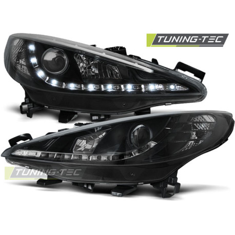 Rasvjeta PEUGEOT 207 05.06-06.12 DAYLIGHT BLACK | race-shop.hr