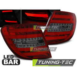 TUNING-TEC LED stražnja svjetla (LED Bar) za MERCEDES C-KLASA W204 KOMBI 07-10, crveno-dimljena, V1