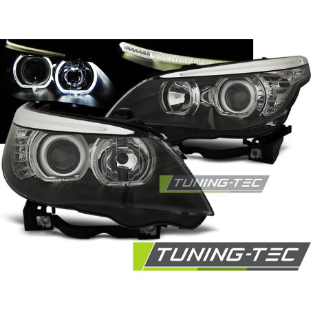 Rasvjeta FAROVI ANGEL EYES LED BLACK za BMW E60/E61 03-07 | race-shop.hr