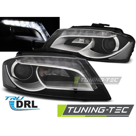 Farovi i rasvjeta FAROVI TRUE DRL BLACK za AUDI A3 8P 08-12 | race-shop.hr