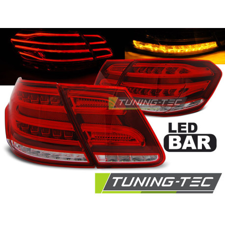 Farovi i rasvjeta TUNING-TEC LED stražnja svjetla za MERCEDES W212 E-KLASA 09-13 (sa žaruljama, P21, bez homologacije), crveno-bijela | race-shop.hr