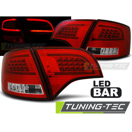 Rasvjeta LED BAR STRAŽNJA SVJETLA RED WHITE za AUDI A4 B7 11.04-03.08 AVANT | race-shop.hr