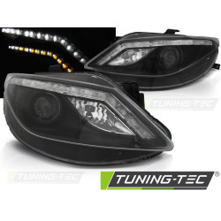 PREDNJI FAROVI CRNI sa LED diodom INDICATOR za SEAT IBIZA 6J 06.08-12