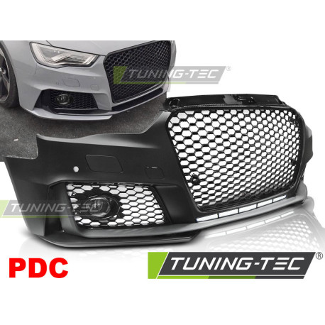Body kit i vizualni dodaci PREDNJI BRANIK SPORT SJAJNO CRNI PDC za AUDI A3 12-16 | race-shop.hr
