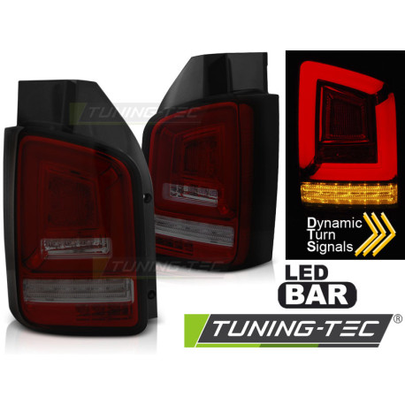 Farovi i rasvjeta LED BAR STRAŽNJA SVJETLA CRVENO TAMNA SEQ za VW T5 04.03-09 | race-shop.hr