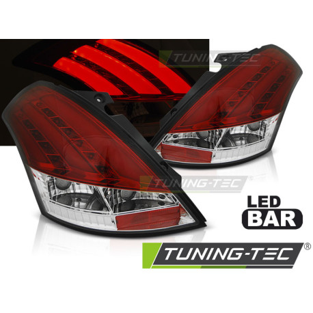 Farovi i rasvjeta SUZUKI SWIFT V 10-17 STRAŽNJA SVJETLA RED WHITE LED | race-shop.hr