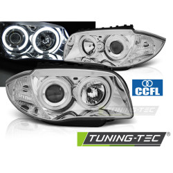 FAROVI ANGEL EYES CCFL KROM za BMW 1 E87/E81/82/88 04-11