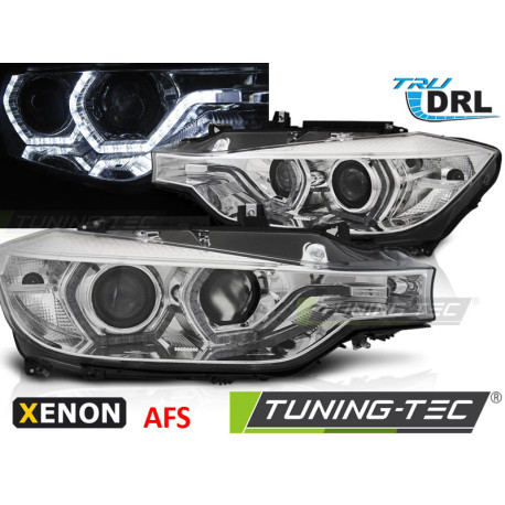 Farovi i rasvjeta XENON FAROVI ANGEL EYES LED DRL KROM AFS za BMW F30/F31 10.11 - 05.15 | race-shop.hr