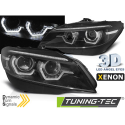 XENON FAROVI LED DRL BLACK SEQ za BMW Z4 E89 09-13