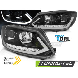 FAROVI TUBE LIGHT DRL BLACK SEQ za VW TOURAN II 08.10-15