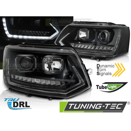 Farovi i rasvjeta FAROVI TUBE LIGHT DRL BLACK SEQ za VW T5 2010-2015 | race-shop.hr