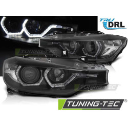 FAROVI ANGEL EYES LED DRL CRNI za BMW F30/F31 LCI 15-18