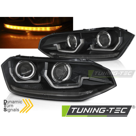 Farovi i rasvjeta VW POLO VI 2G 17-21 SEQ LED CRNI | race-shop.hr